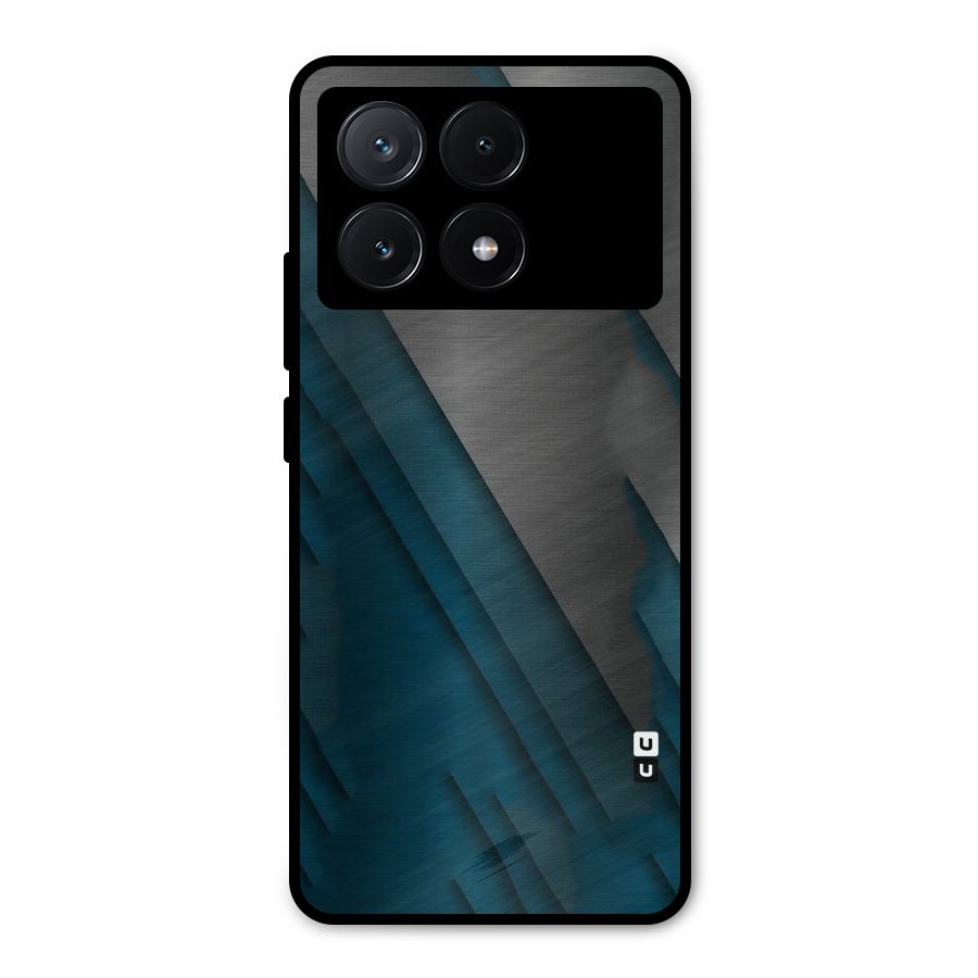 Just Lines Metal Back Case for Poco X6 Pro