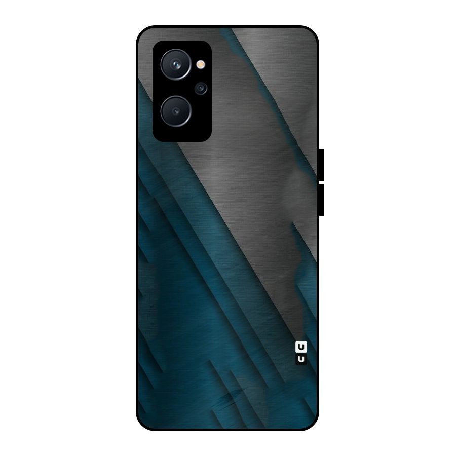 Just Lines Metal Back Case for Realme 9i 5G