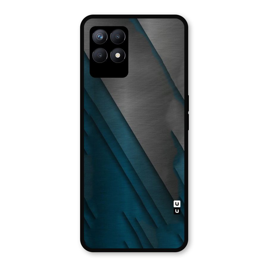 Just Lines Metal Back Case for Realme Narzo 50