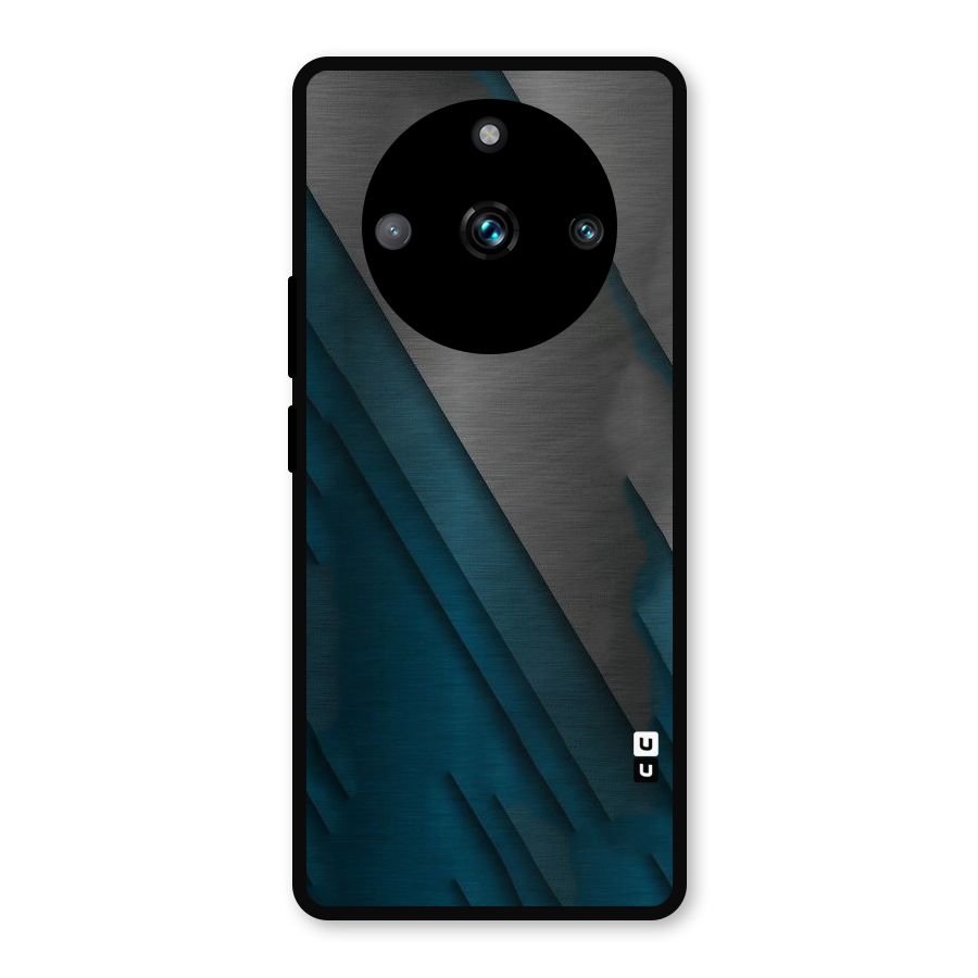Just Lines Metal Back Case for Realme Narzo 60 Pro