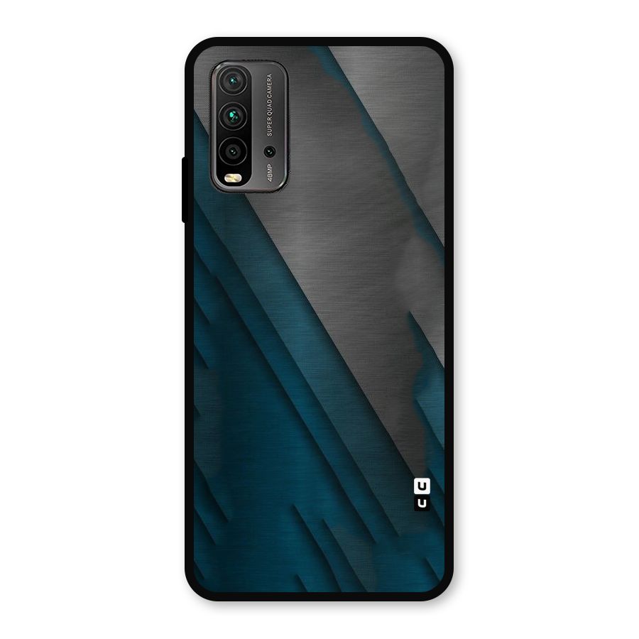 Just Lines Metal Back Case for Redmi 9 Power
