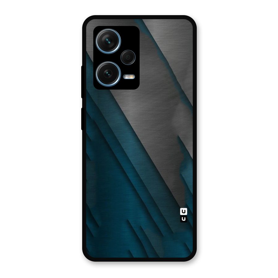 Just Lines Metal Back Case for Redmi Note 12 Pro Plus 5G