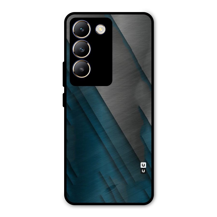 Just Lines Metal Back Case for Vivo T3 5G