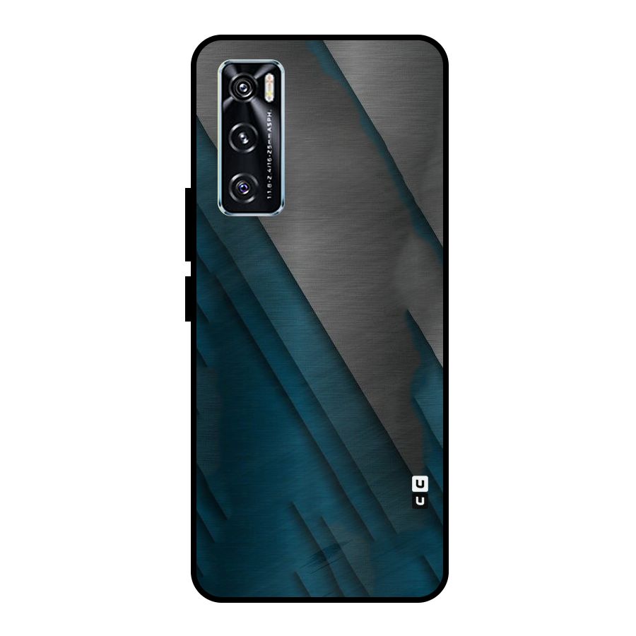 Just Lines Metal Back Case for Vivo V20 SE