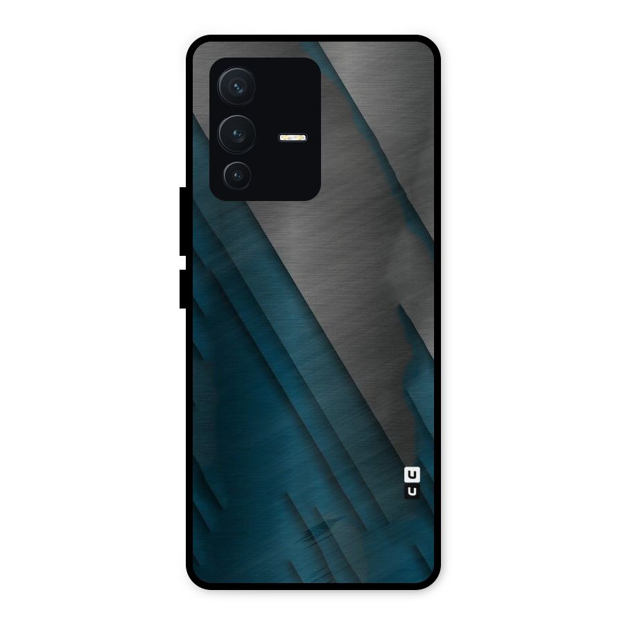 Just Lines Metal Back Case for Vivo V23 5G