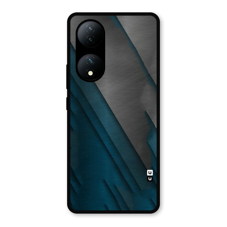 Just Lines Metal Back Case for Vivo Y100a
