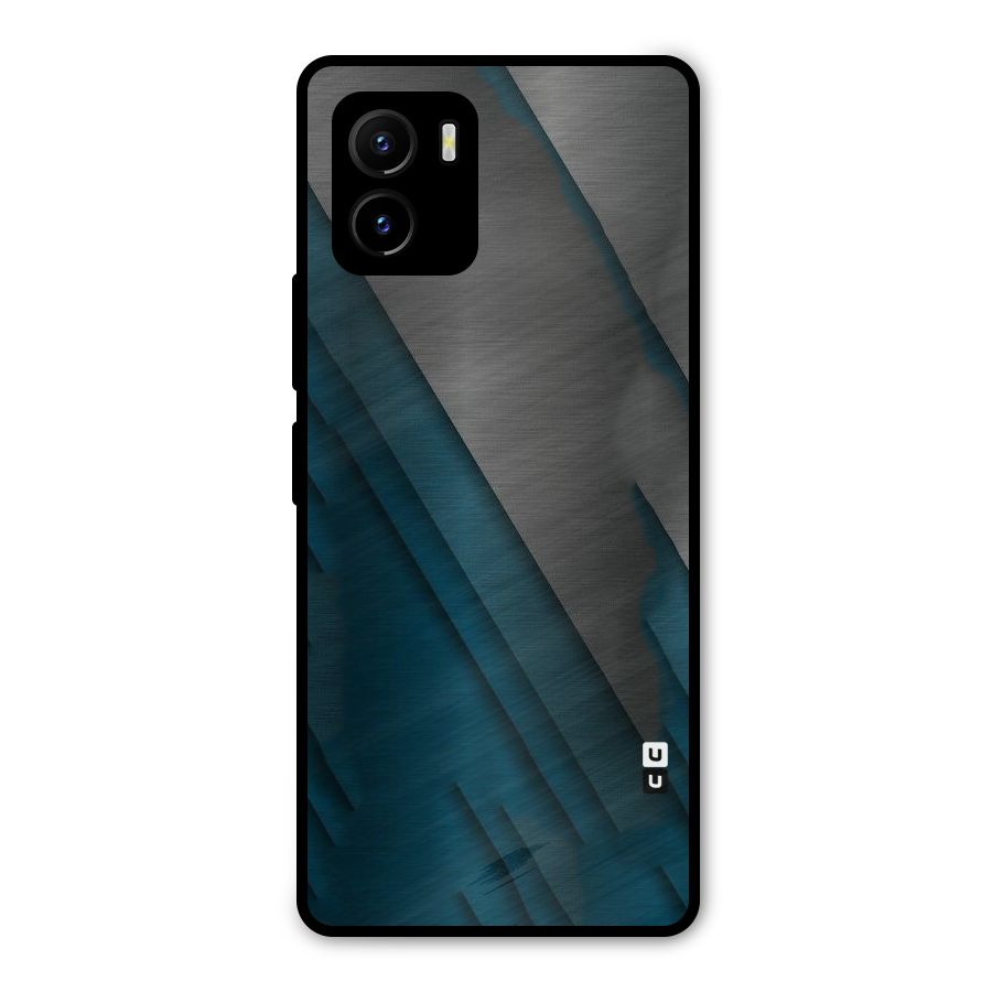 Just Lines Metal Back Case for Vivo Y15s