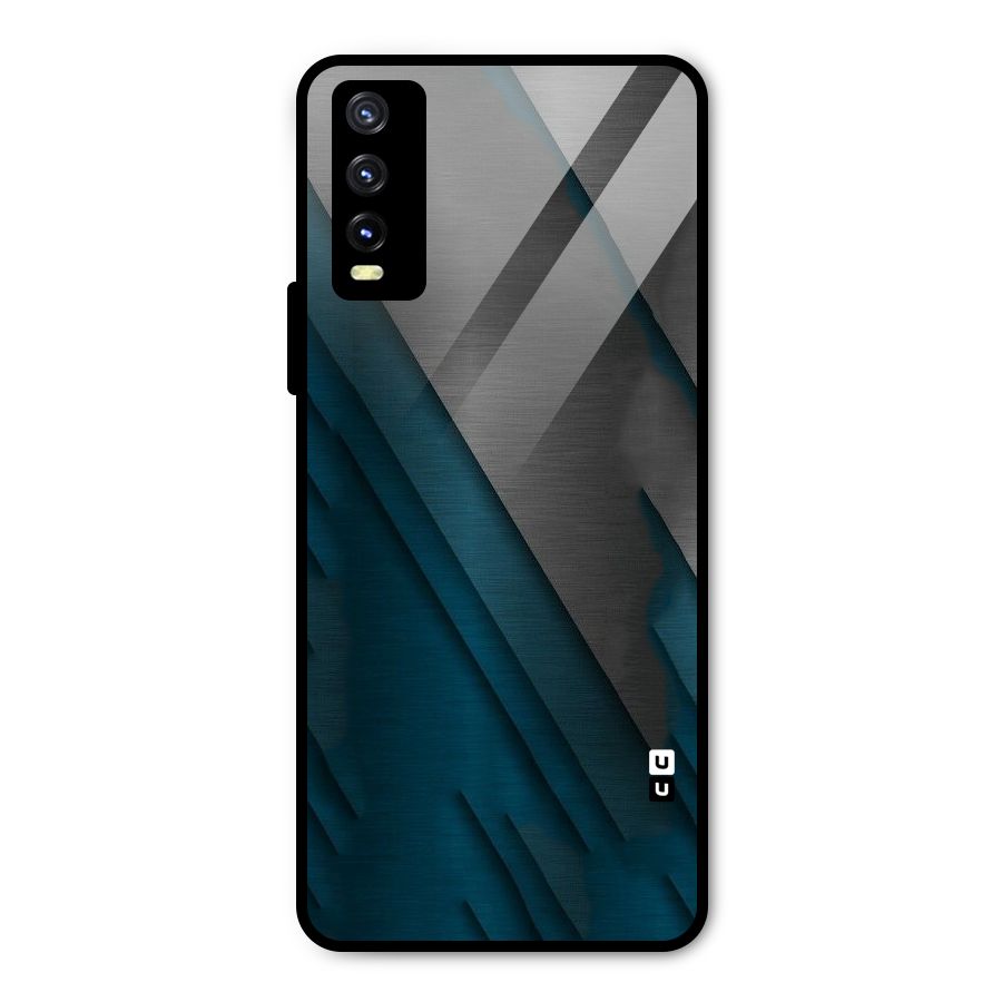 Just Lines Metal Back Case for Vivo Y20g