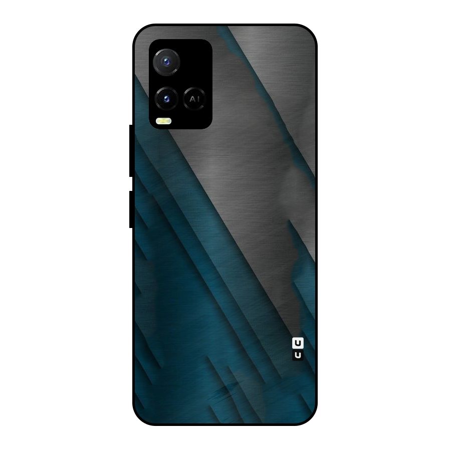 Just Lines Metal Back Case for Vivo Y21T