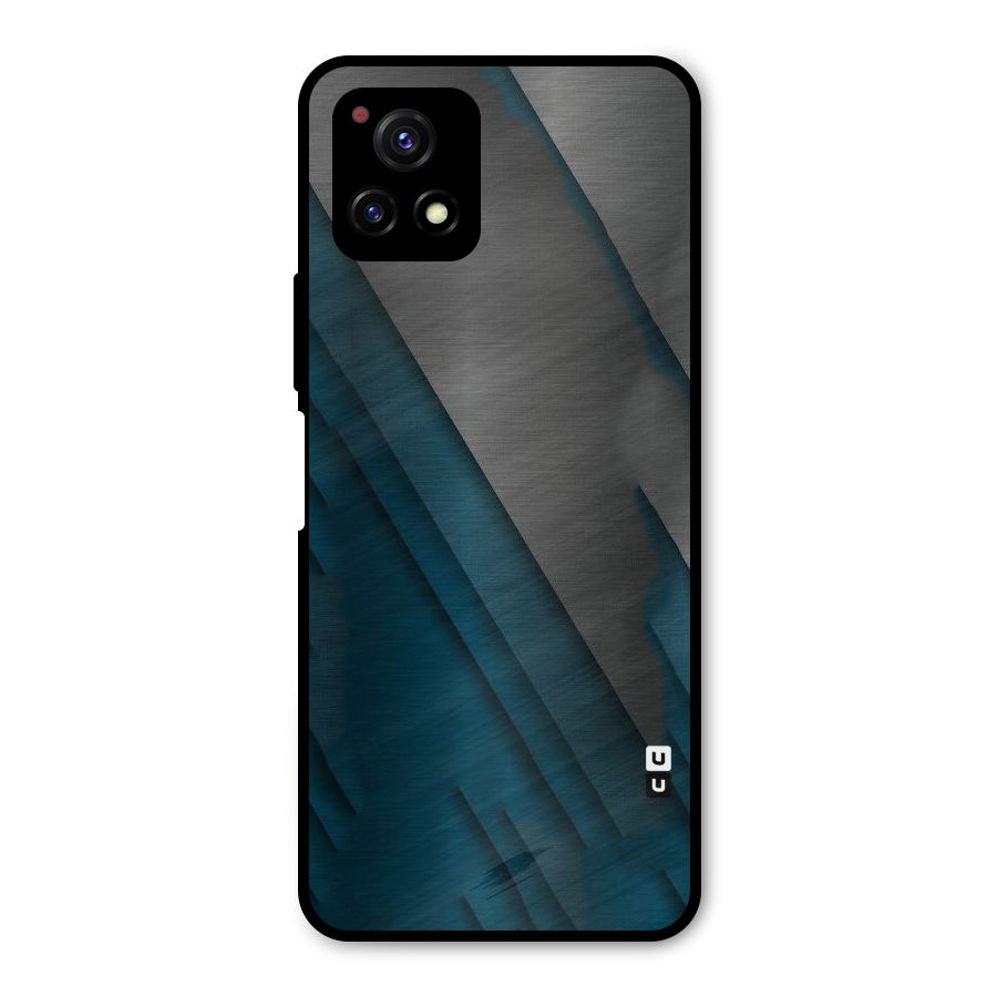 Just Lines Metal Back Case for Vivo Y72 5G