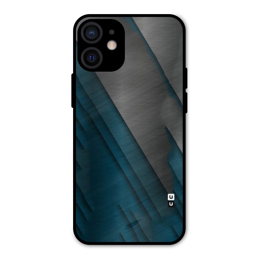 Just Lines Metal Back Case for iPhone 12 Mini