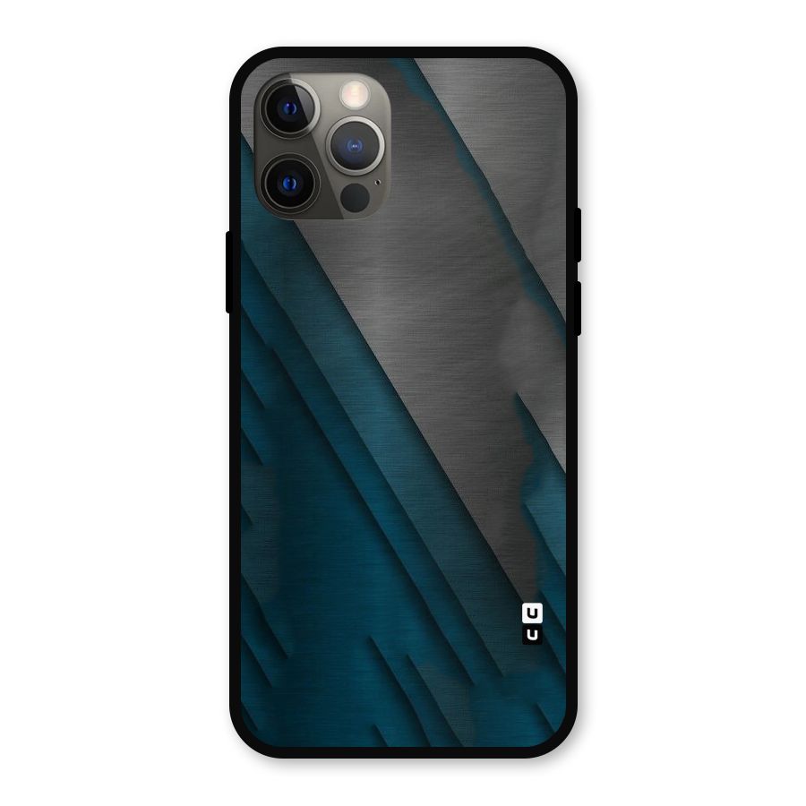 Just Lines Metal Back Case for iPhone 12 Pro