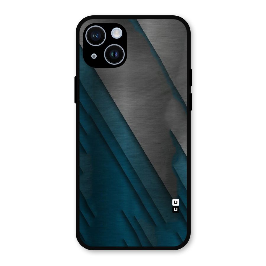 Just Lines Metal Back Case for iPhone 14