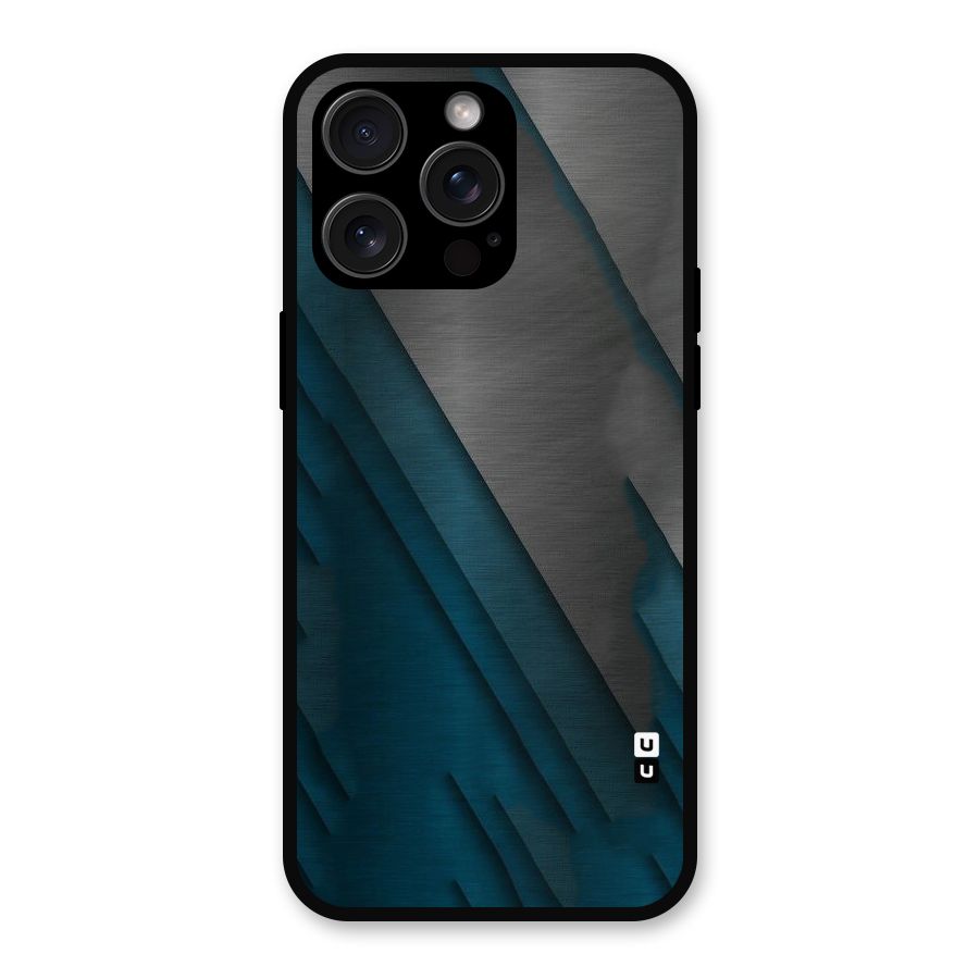 Just Lines Metal Back Case for iPhone 15 Pro Max