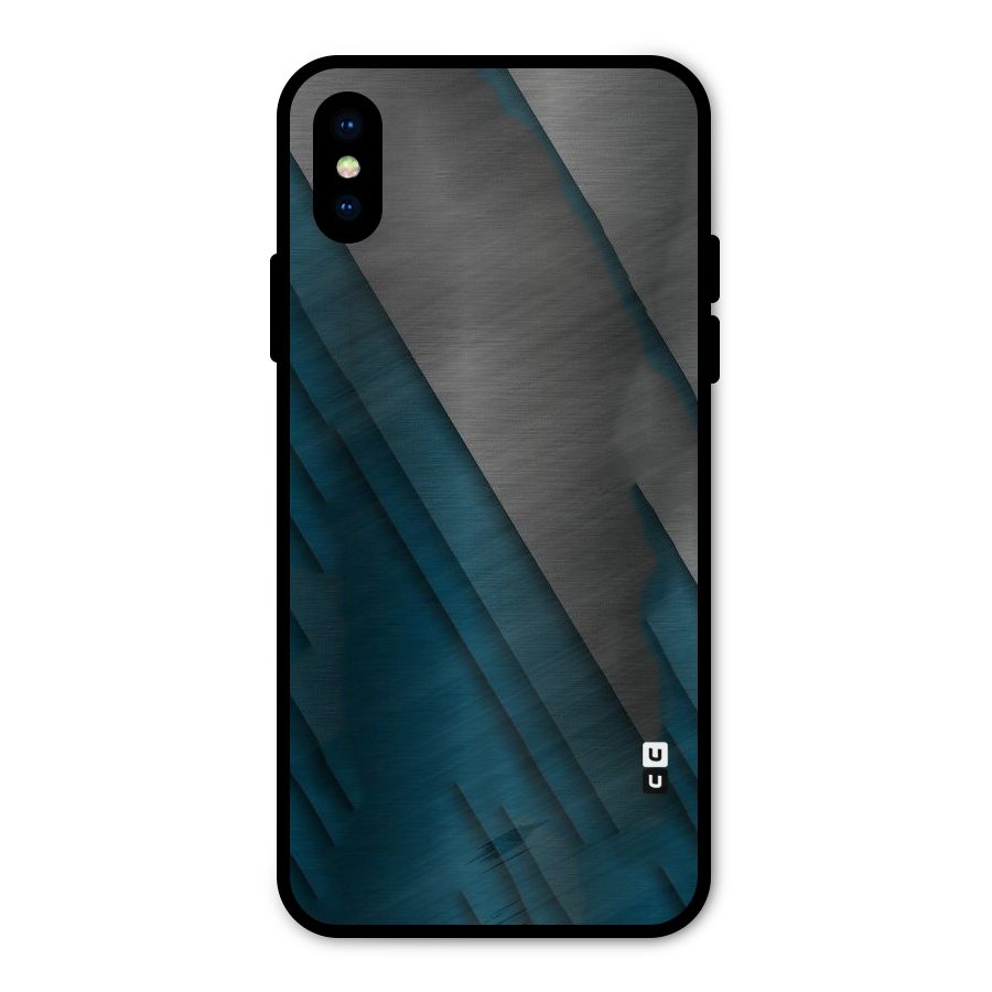 Just Lines Metal Back Case for iPhone XS