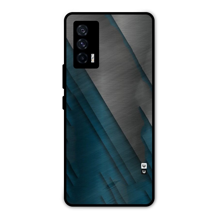 Just Lines Metal Back Case for iQOO 7 5G