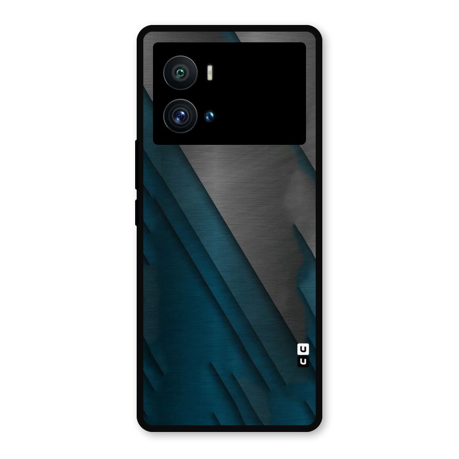 Just Lines Metal Back Case for iQOO 9 Pro
