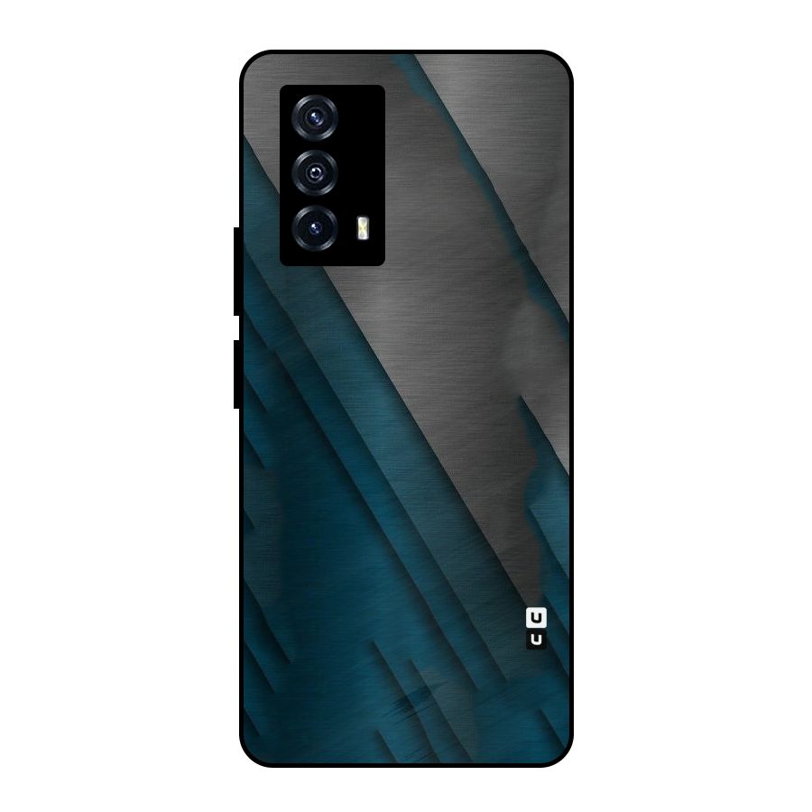 Just Lines Metal Back Case for iQOO Z5