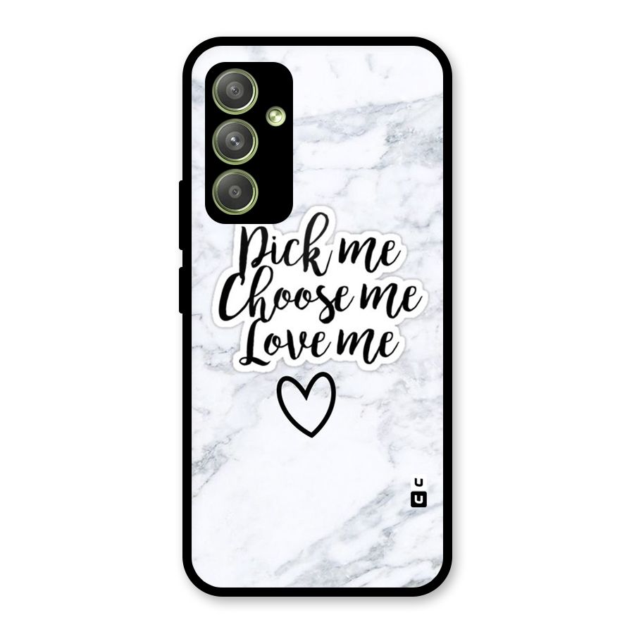 Just Me Glass Back Case for Galaxy A54