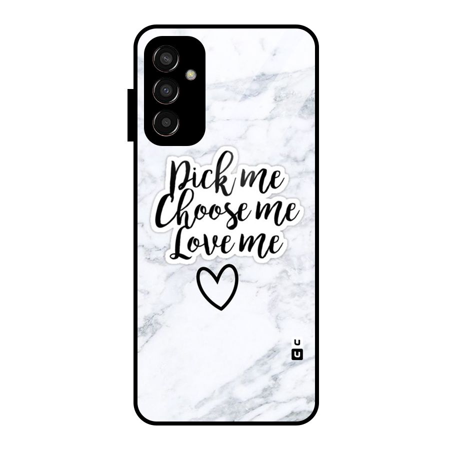 Just Me Glass Back Case for Galaxy F13