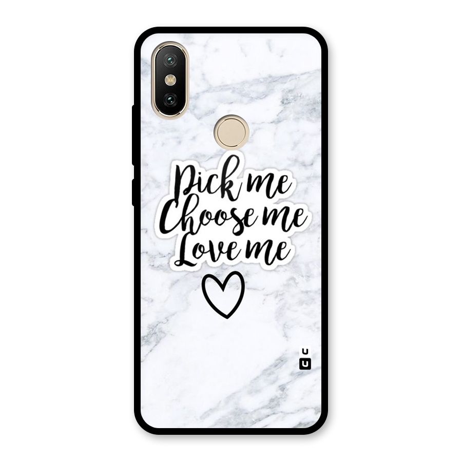 Just Me Glass Back Case for Redmi A2