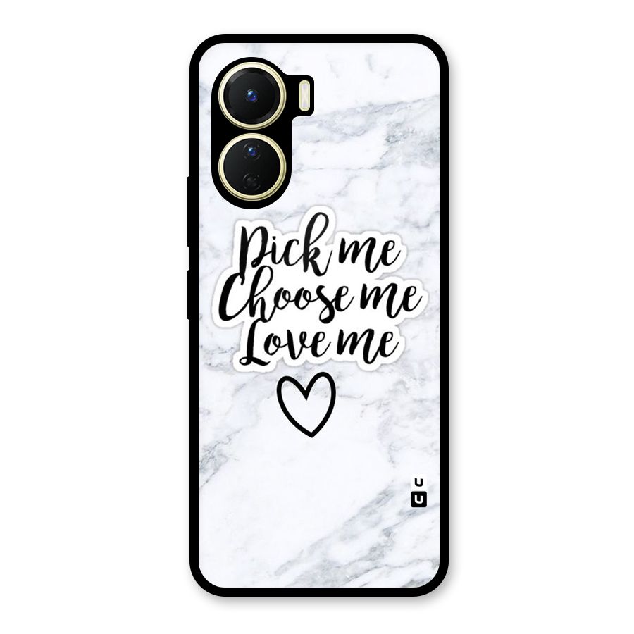 Just Me Glass Back Case for Vivo Y56