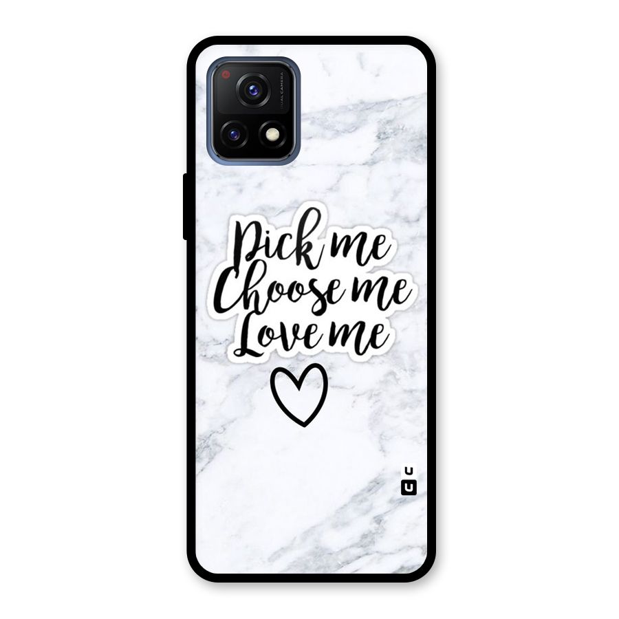 Just Me Glass Back Case for Vivo Y72 5G