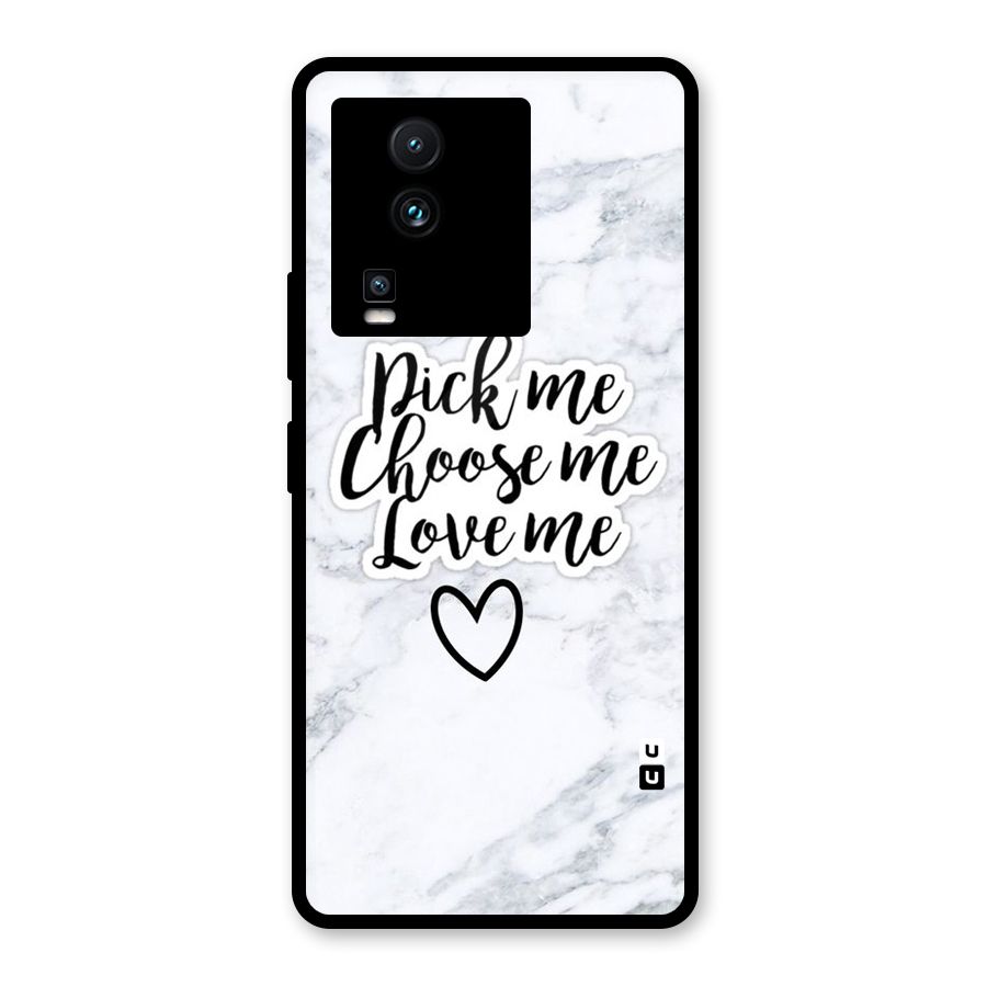 Just Me Glass Back Case for Vivo iQOO Neo 7