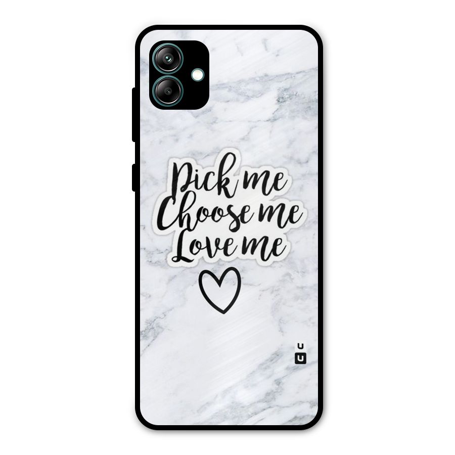 Just Me Metal Back Case for Galaxy A04