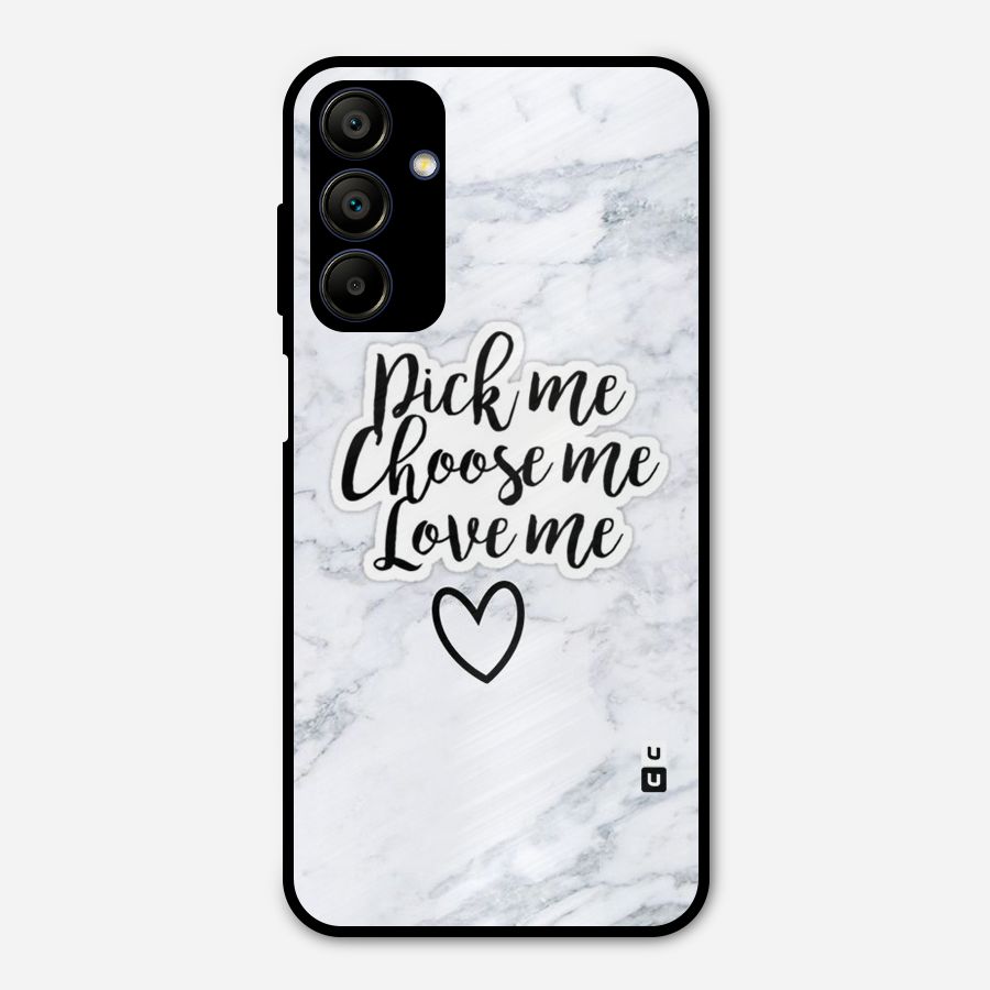 Just Me Metal Back Case for Galaxy A15 5G