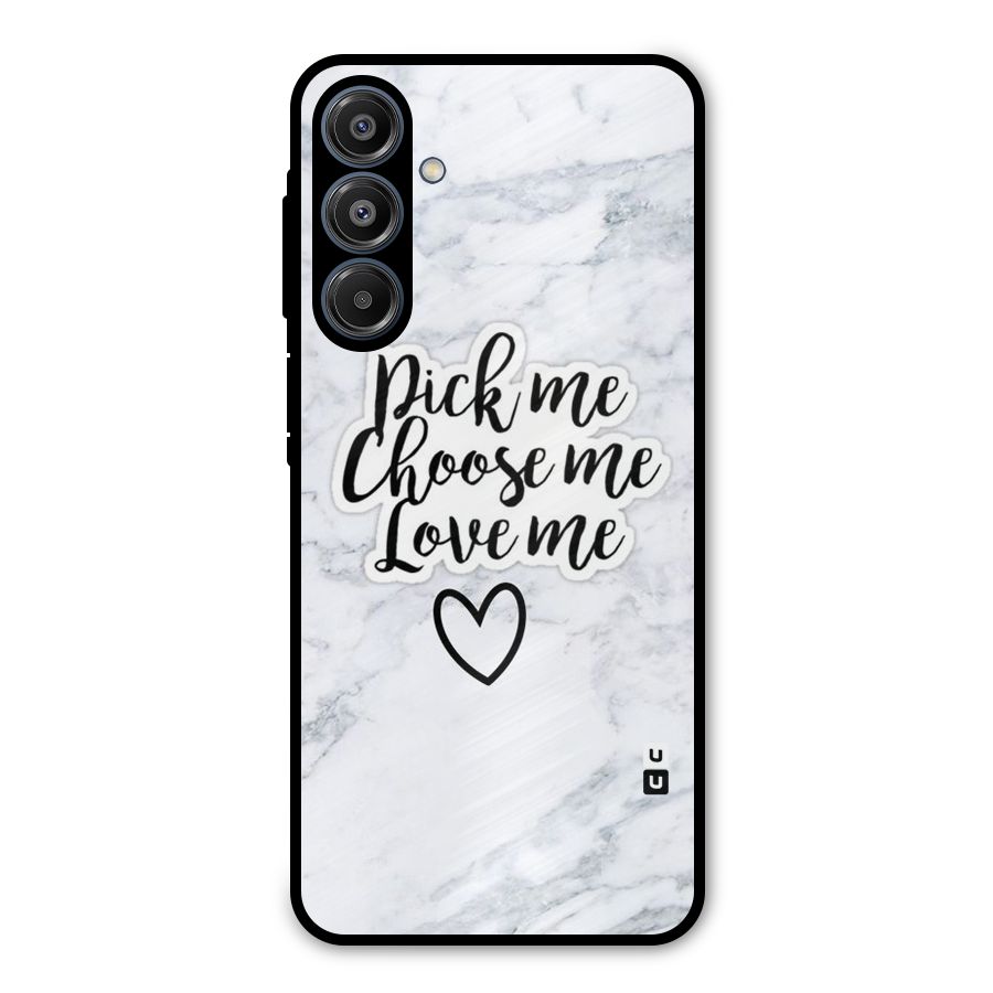 Just Me Metal Back Case for Galaxy A16 5G