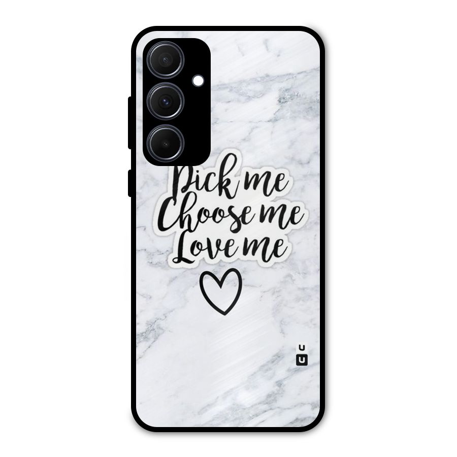 Just Me Metal Back Case for Galaxy A35