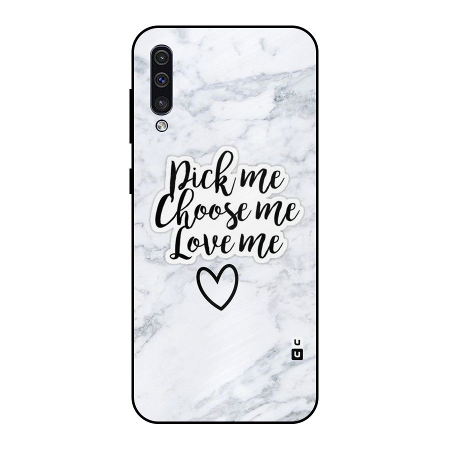 Just Me Metal Back Case for Galaxy A50