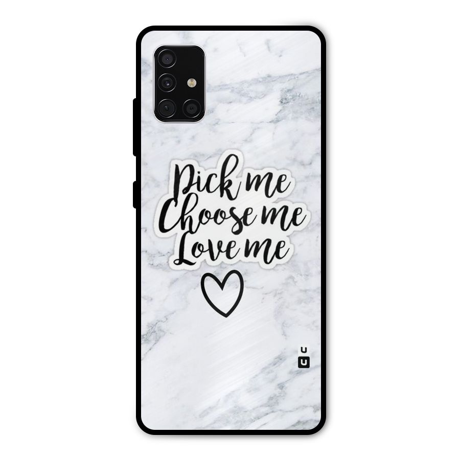 Just Me Metal Back Case for Galaxy A51