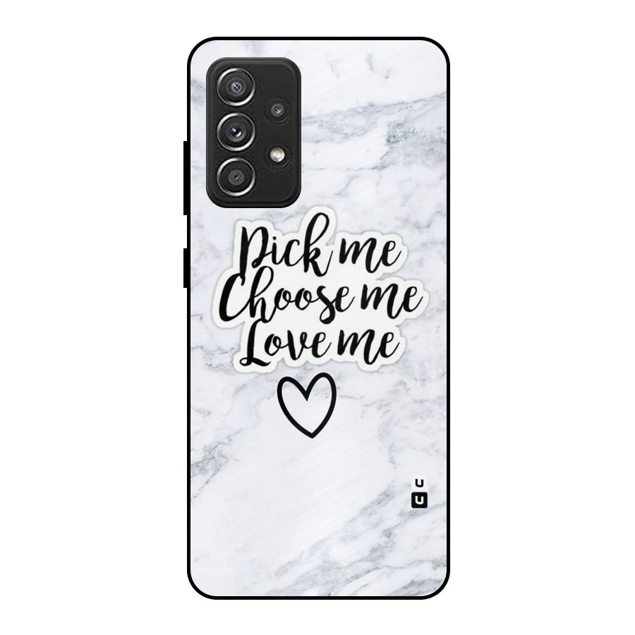 Just Me Metal Back Case for Galaxy A52s 5G