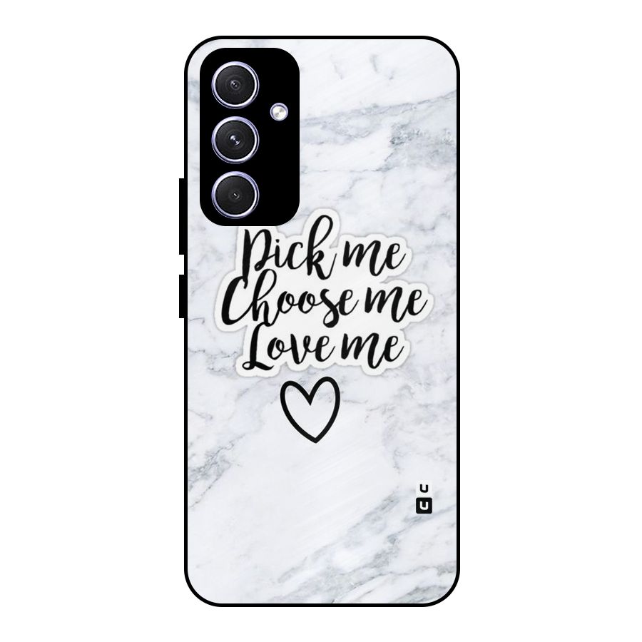 Just Me Metal Back Case for Galaxy A54