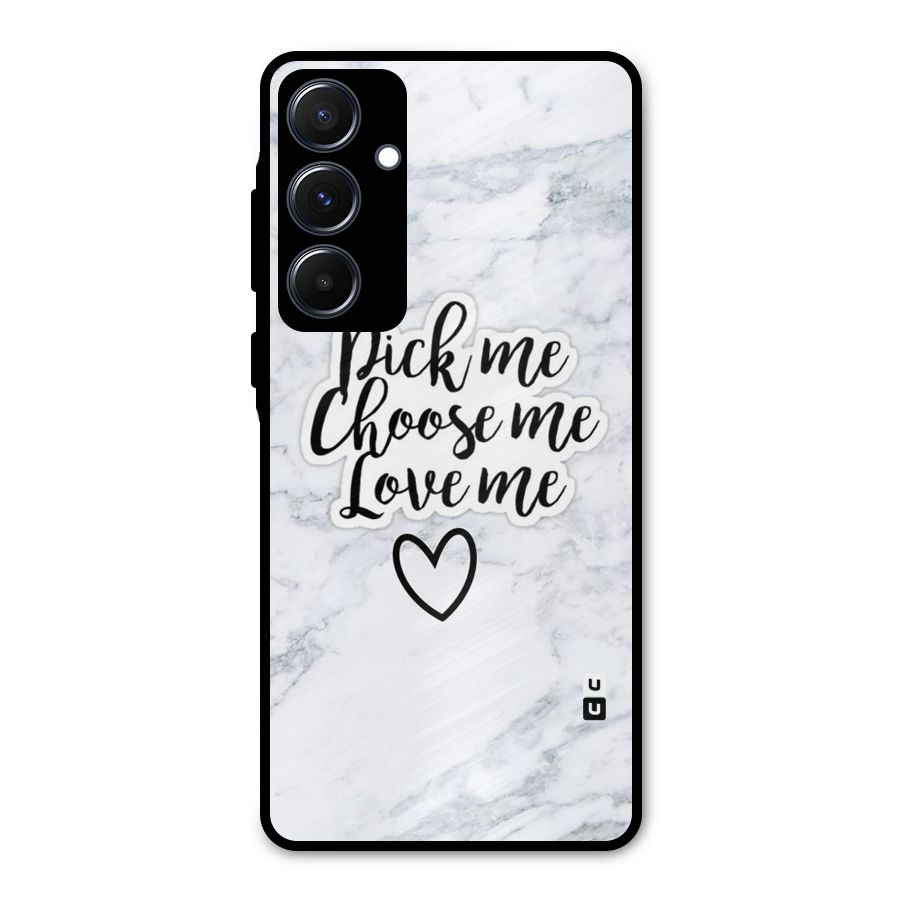 Just Me Metal Back Case for Galaxy A55