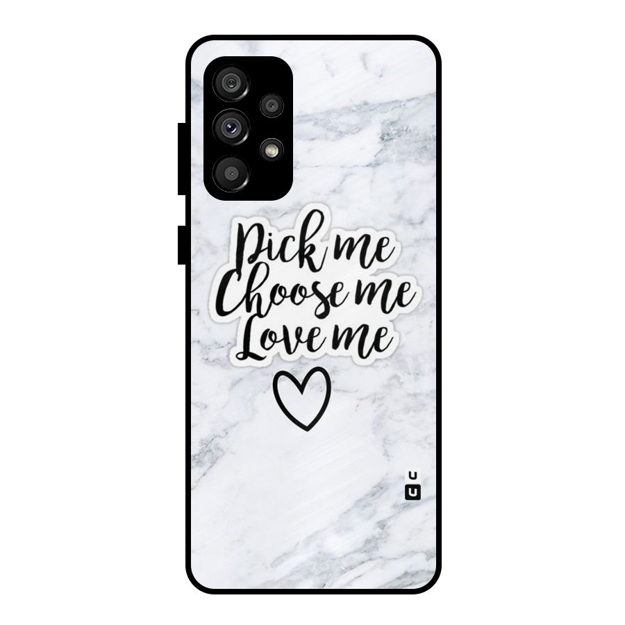Just Me Metal Back Case for Galaxy A73 5G