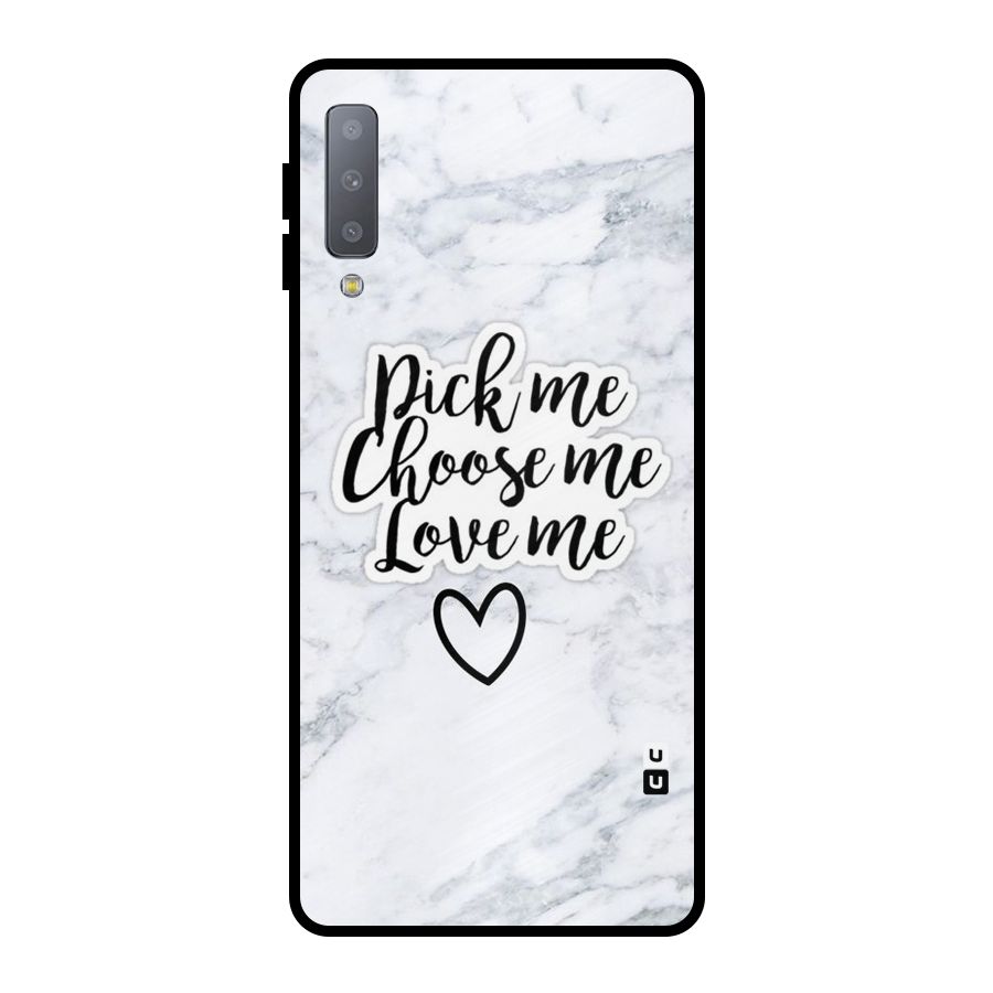 Just Me Metal Back Case for Galaxy A7 (2018)