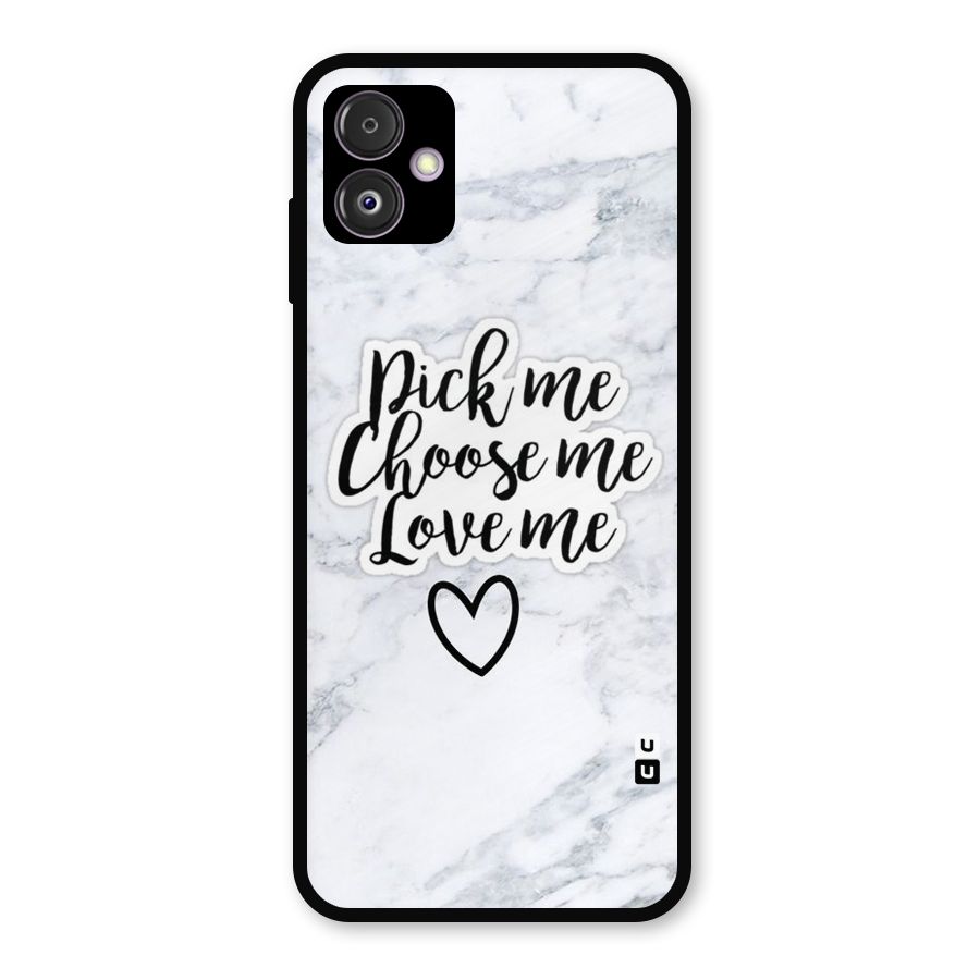 Just Me Metal Back Case for Galaxy F14