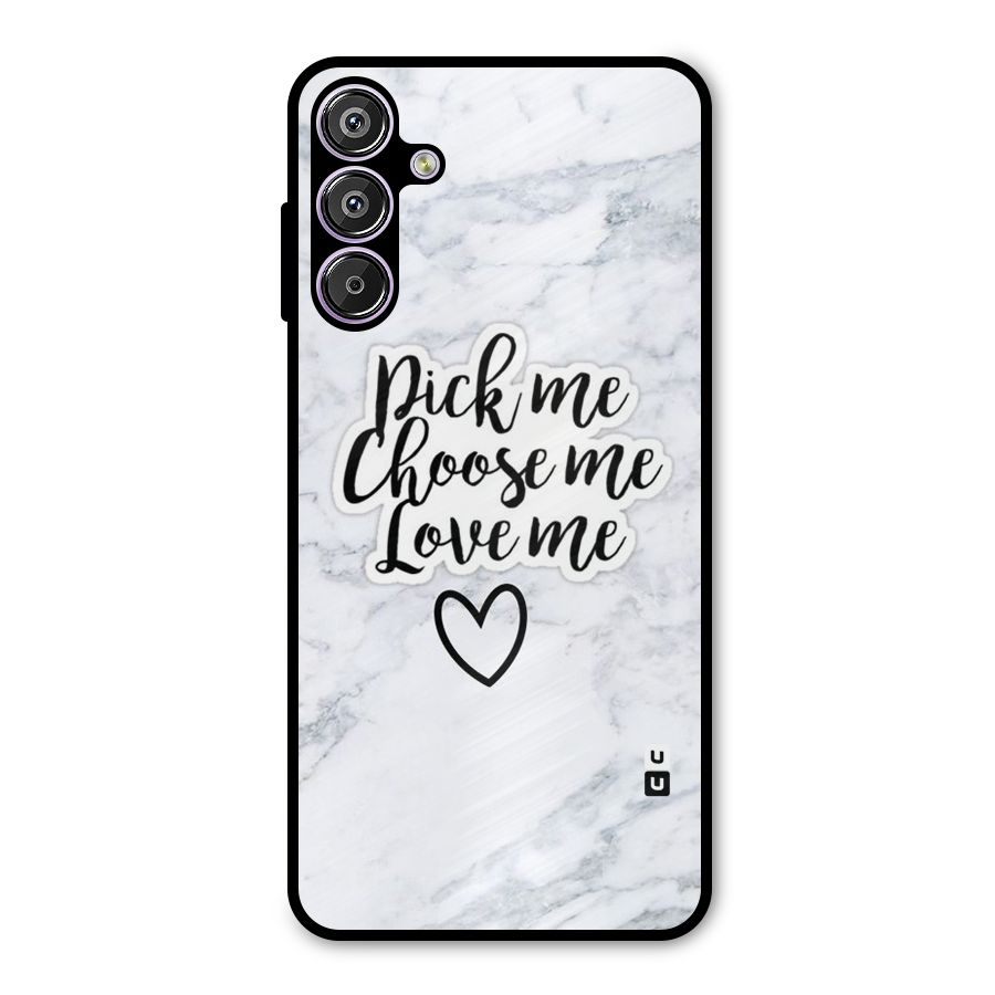 Just Me Metal Back Case for Galaxy M15