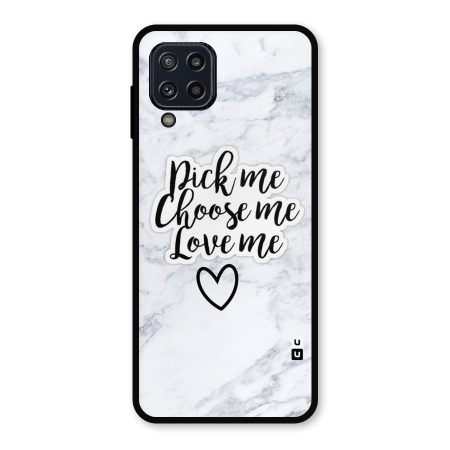 Just Me Metal Back Case for Galaxy M32