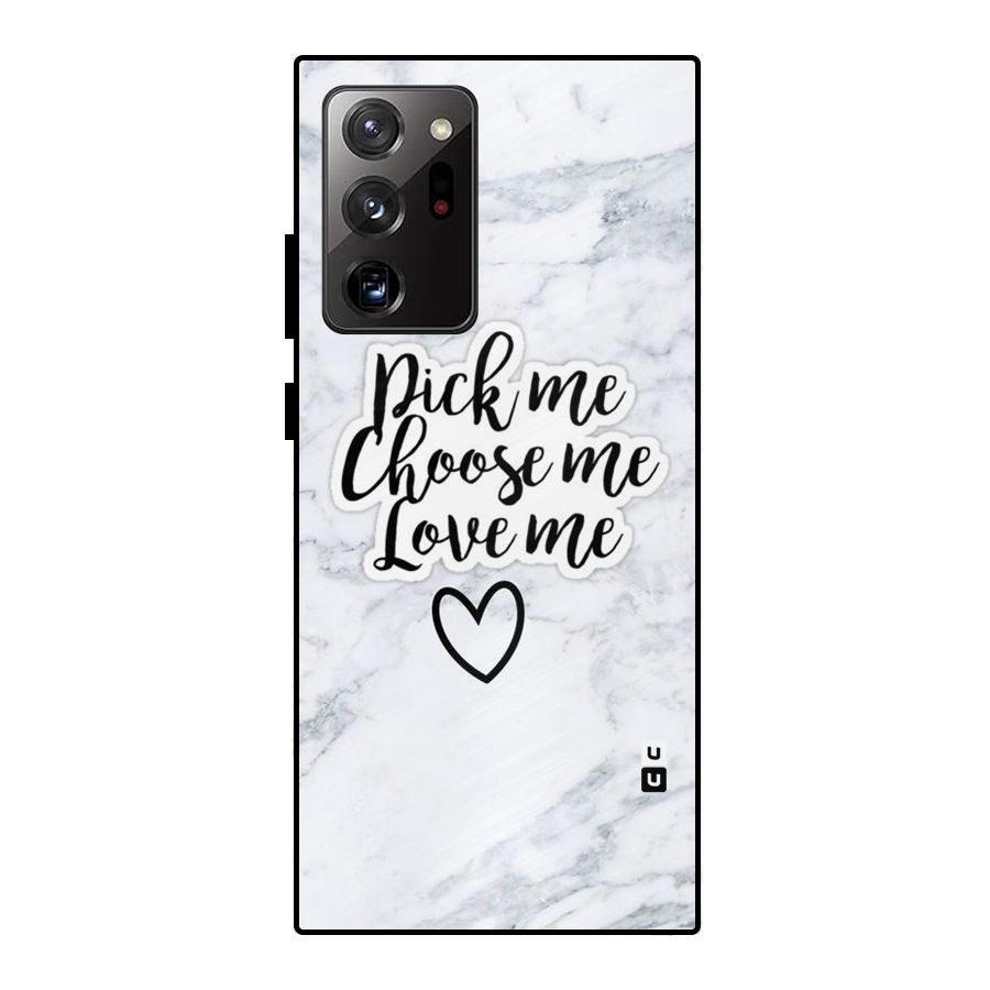 Just Me Metal Back Case for Galaxy Note 20 Ultra