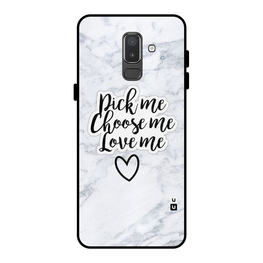 Just Me Metal Back Case for Galaxy On8 (2018)