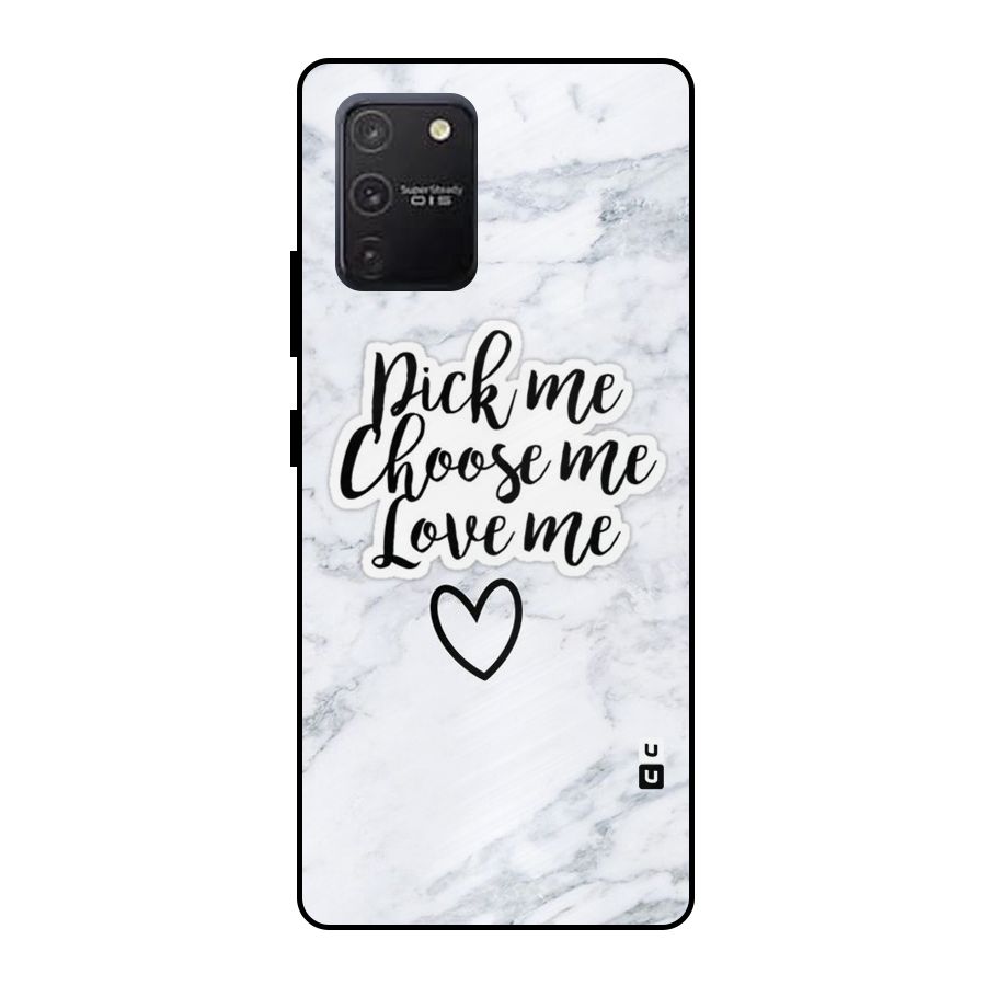 Just Me Metal Back Case for Galaxy S10 Lite