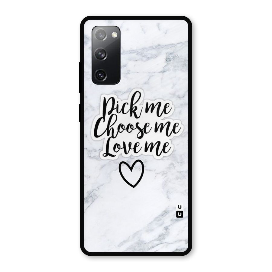 Just Me Metal Back Case for Galaxy S20 FE