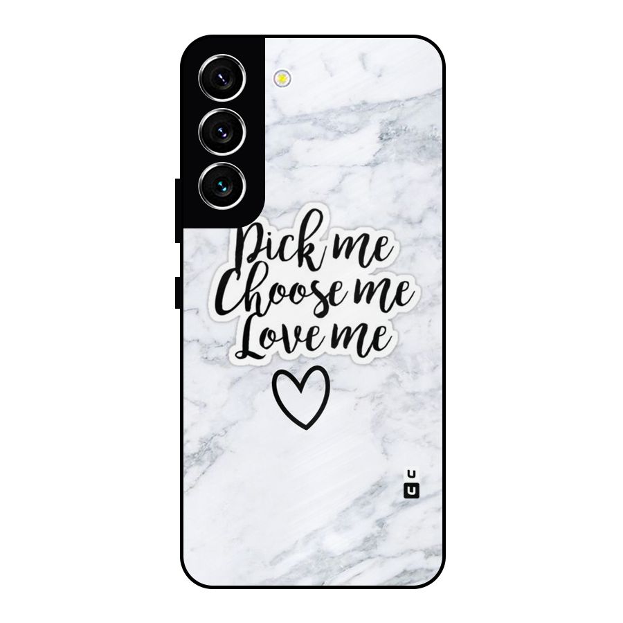 Just Me Metal Back Case for Galaxy S22 5G