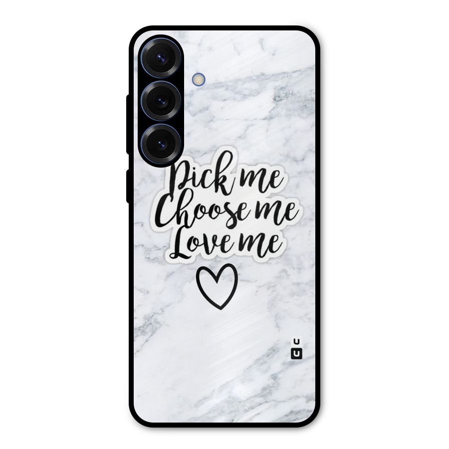 Just Me Metal Back Case for Galaxy S25 Plus