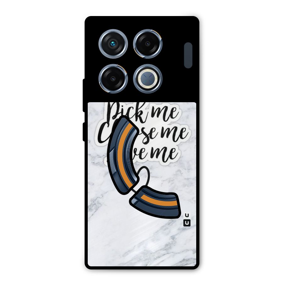Just Me Metal Back Case for Infinix GT 20 Pro
