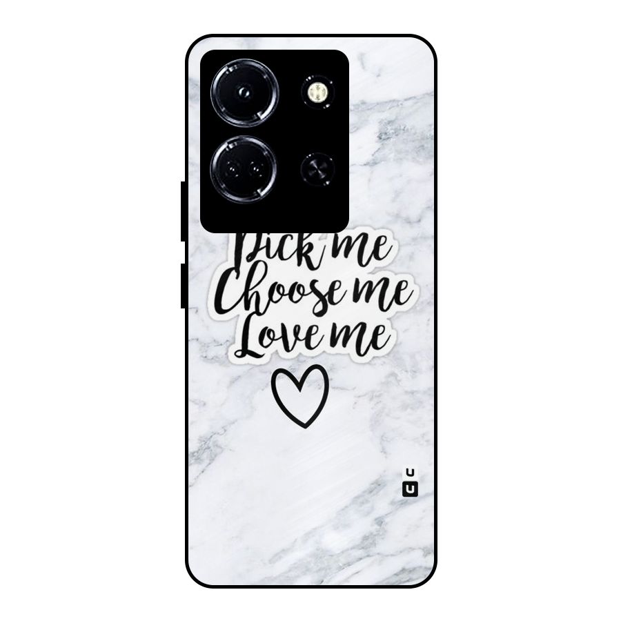 Just Me Metal Back Case for Infinix Note 30 5G